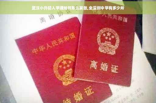 武汉小升初入学通知书怎么发放,全深圳中学有多少所