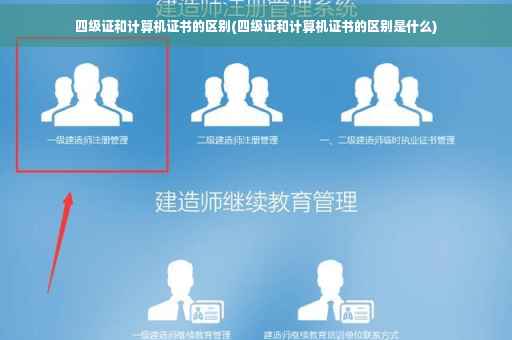 四级证和计算机证书的区别(四级证和计算机证书的区别是什么)