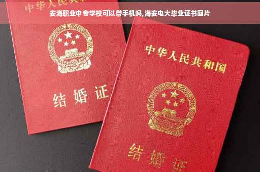安海职业中专学校可以带手机吗,海安电大毕业证书图片