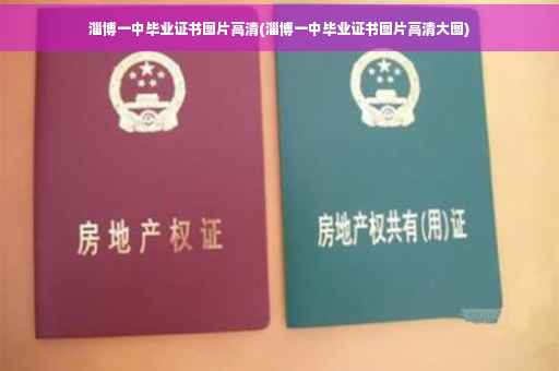 淄博一中毕业证书图片高清(淄博一中毕业证书图片高清大图)