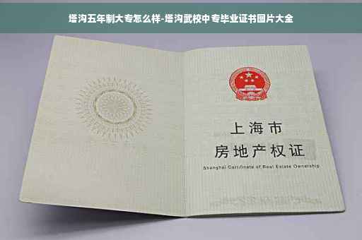 塔沟五年制大专怎么样-塔沟武校中专毕业证书图片大全