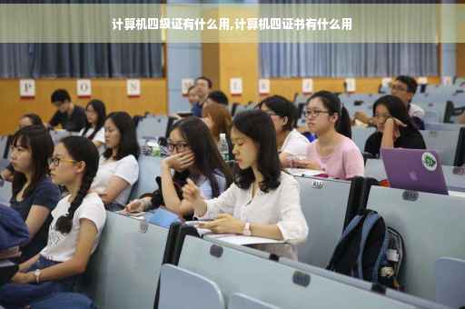 计算机四级证有什么用,计算机四证书有什么用