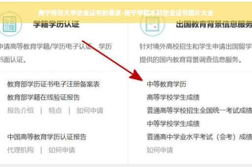 南宁师范大学毕业证书的要求-南宁学院本科毕业证书图片大全
