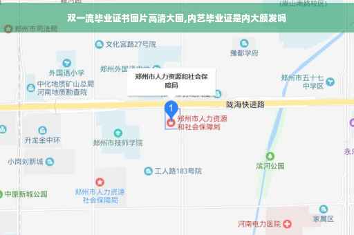 双一流毕业证书图片高清大图,内艺毕业证是内大颁发吗