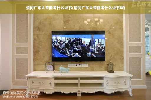 请问广东大专能考什么证书(请问广东大专能考什么证书呢)