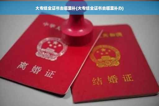 大专结业证书去哪里补(大专结业证书去哪里补办)