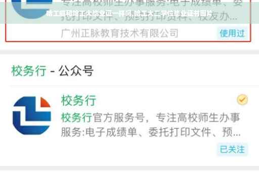 哈工威和哈工大毕业证一样吗,哈工大二学位毕业证书图片