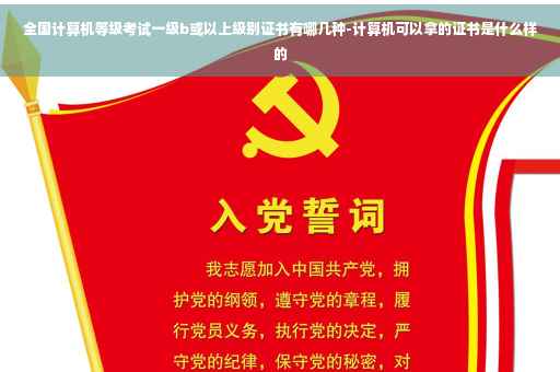 全国计算机等级考试一级b或以上级别证书有哪几种-计算机可以拿的证书是什么样的 全国计算机等级考试一级b或以上级别证书有哪几种-计算机可以拿的证书是什么样的