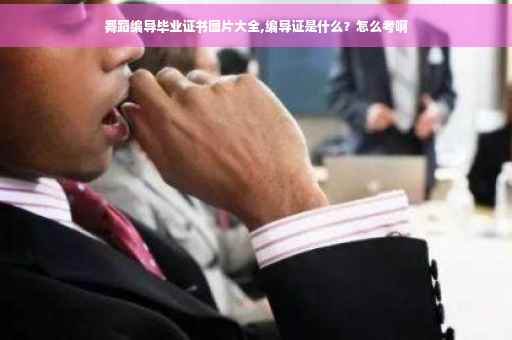 舞蹈编导毕业证书图片大全,编导证是什么？怎么考啊