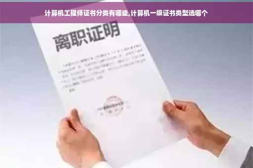 计算机工程师证书分类有哪些,计算机一级证书类型选哪个