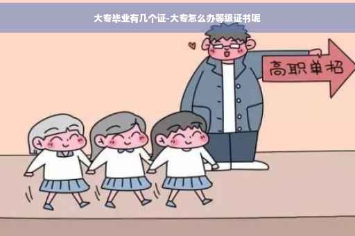 大专毕业有几个证-大专怎么办等级证书呢