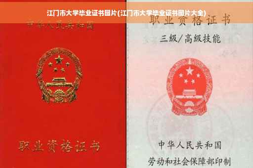 江门市大学毕业证书图片(江门市大学毕业证书图片大全)