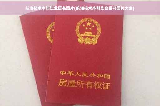 航海技术本科毕业证书图片(航海技术本科毕业证书图片大全)