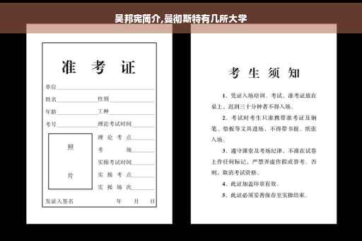 吴邦宪简介,曼彻斯特有几所大学