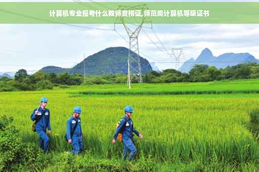 计算机专业报考什么教师资格证,师范类计算机等级证书
