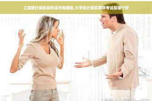 工信部计算机类的证书有哪些,大学生计算机等级考试报哪个好