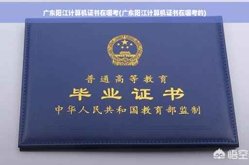 广东阳江计算机证书在哪考(广东阳江计算机证书在哪考的)