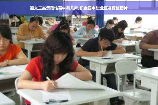 遵义三类示范性高中有几所,织金四中毕业证书模板图片