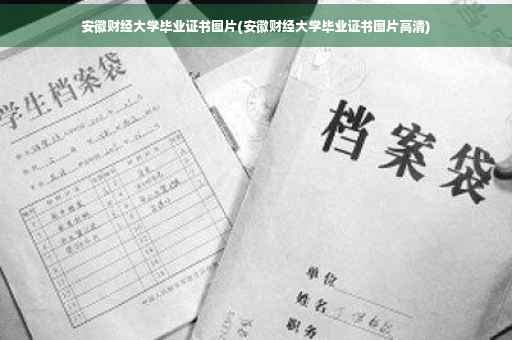 安徽财经大学毕业证书图片(安徽财经大学毕业证书图片高清)