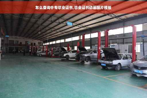 怎么查询中专毕业证书,毕业证书动画图片模板