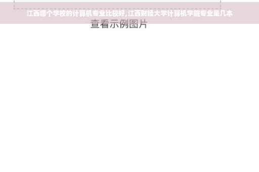 江西哪个学校的计算机专业比较好,江西财经大学计算机学院专业是几本