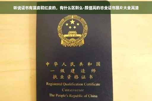 听说证书有蓝皮和红皮的，有什么区别么-颜值高的毕业证书图片大全高清
