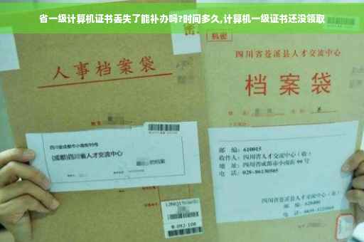 省一级计算机证书丢失了能补办吗?时间多久,计算机一级证书还没领取