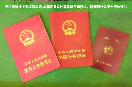 学位考试线上考试怎么考,本科专业是计算机科学与技术，能获取什么学士学位证书