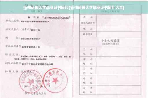 衢州函授大学毕业证书图片(衢州函授大学毕业证书图片大全)