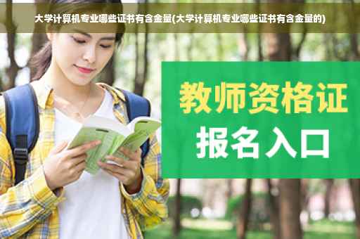 大学计算机专业哪些证书有含金量(大学计算机专业哪些证书有含金量的)