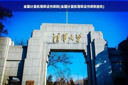 全国计算机等级证书级别(全国计算机等级证书级别排名)