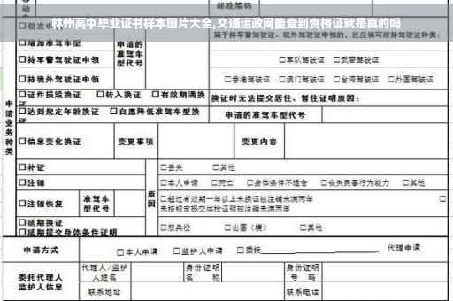 林州高中毕业证书样本图片大全,交通运政网能查到资格证就是真的吗
