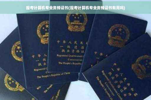 报考计算机专业资格证书(报考计算机专业资格证书有用吗) 报考计算机专业资格证书(报考计算机专业资格证书有用吗)