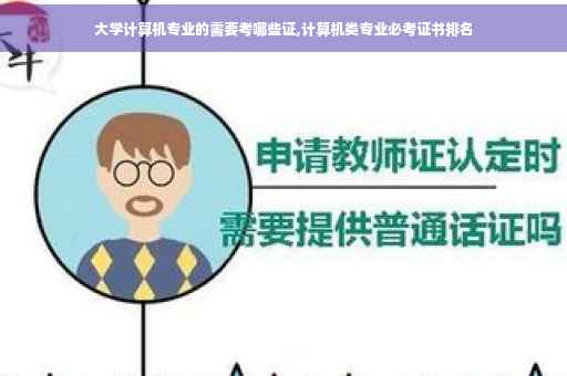 大学计算机专业的需要考哪些证,计算机类专业必考证书排名