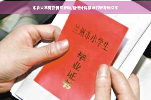 东北大学有新传专业吗,新传计算机证书好考吗女生