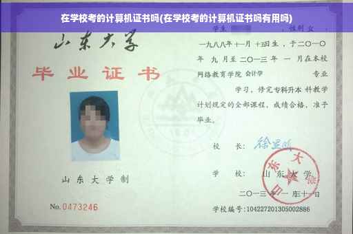 在学校考的计算机证书吗(在学校考的计算机证书吗有用吗)