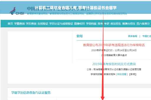计算机二级毕业去哪儿考,想考计算机证书去哪学