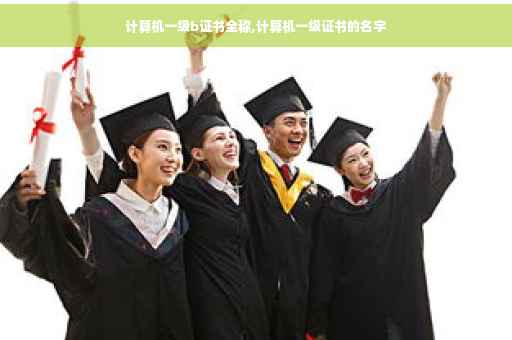 计算机一级b证书全称,计算机一级证书的名字