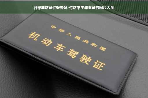 开榨油坊证件好办吗-付坊中学毕业证书图片大全