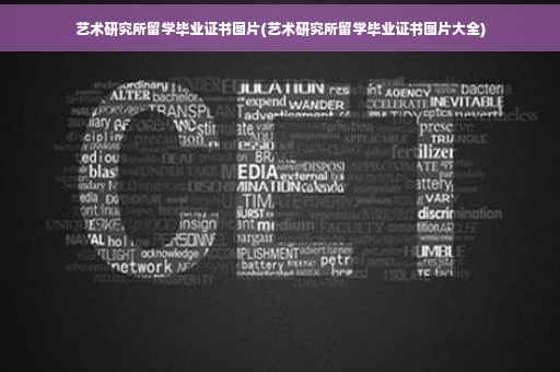 艺术研究所留学毕业证书图片(艺术研究所留学毕业证书图片大全)