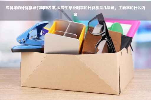 专科考的计算机证书叫啥名字,大专生毕业时拿的计算机是几级证，主要学的什么内容