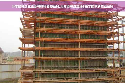 小学教育毕业还要考教师资格证吗,大专要考过英语B级才能拿到毕业证吗