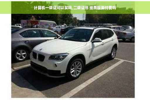 计算机一级证可以买吗,二级证书 纸质版要付费吗