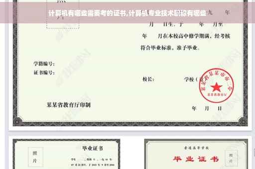 计算机有哪些需要考的证书,计算机专业技术职称有哪些