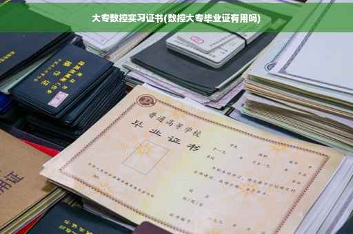 大专数控实习证书(数控大专毕业证有用吗)
