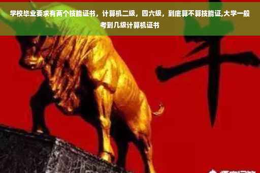 学校毕业要求有两个技能证书，计算机二级，四六级，到底算不算技能证,大学一般考到几级计算机证书