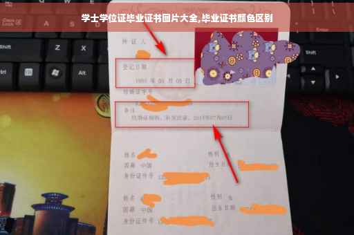 学士学位证毕业证书图片大全,毕业证书颜色区别