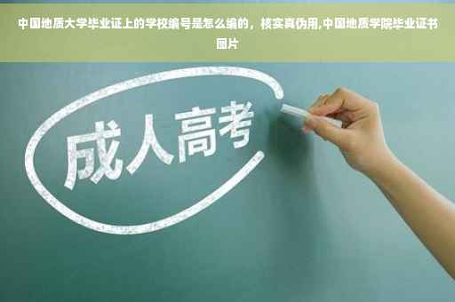 中国地质大学毕业证上的学校编号是怎么编的，核实真伪用,中国地质学院毕业证书图片