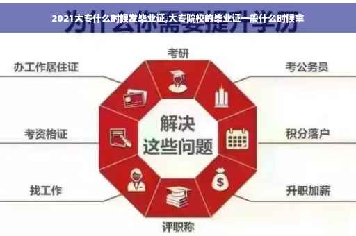 2021大专什么时候发毕业证,大专院校的毕业证一般什么时候拿