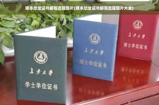 顺丰毕业证书邮寄流程图片(顺丰毕业证书邮寄流程图片大全)